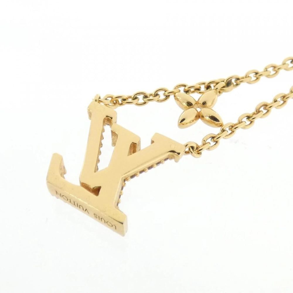 LOUIS VUITTON Gold Necklace - Picture 3 of 5